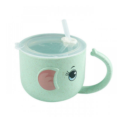 Baby Bottle Mug Silicone Straw - NecessiteeBaby