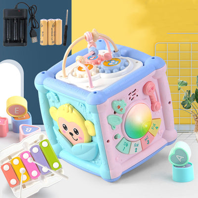 Musical Square Drum Box - NecessiteeBaby