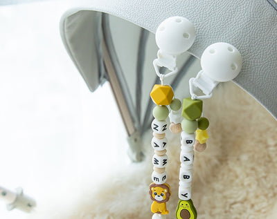 Baby Pacifier Chain Molar Teether - NecessiteeBaby