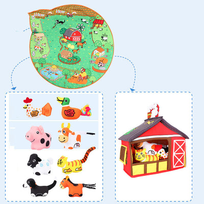 Baby Educational Jungle Play Mat - NecessiteeBaby