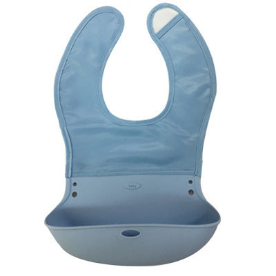 Cartoon silicone baby bib - NecessiteeBaby