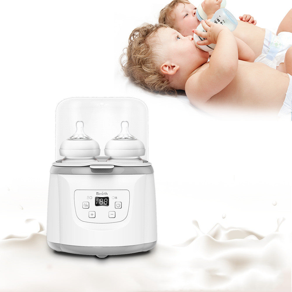 Double Bottle Warmer Milk Warmer Baby Bottle Warmer Multifunctional Warm Milk Sterilizer - NecessiteeBaby