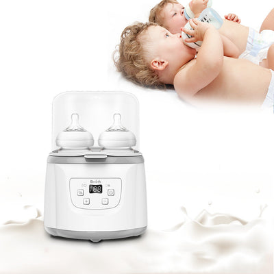 Double Bottle Warmer Milk Warmer Baby Bottle Warmer Multifunctional Warm Milk Sterilizer - NecessiteeBaby