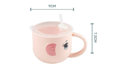 Baby Bottle Mug Silicone Straw - NecessiteeBaby
