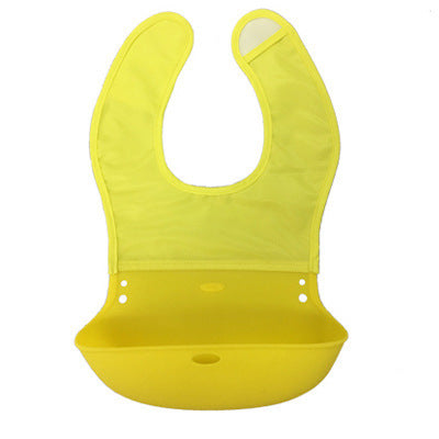 Cartoon silicone baby bib - NecessiteeBaby