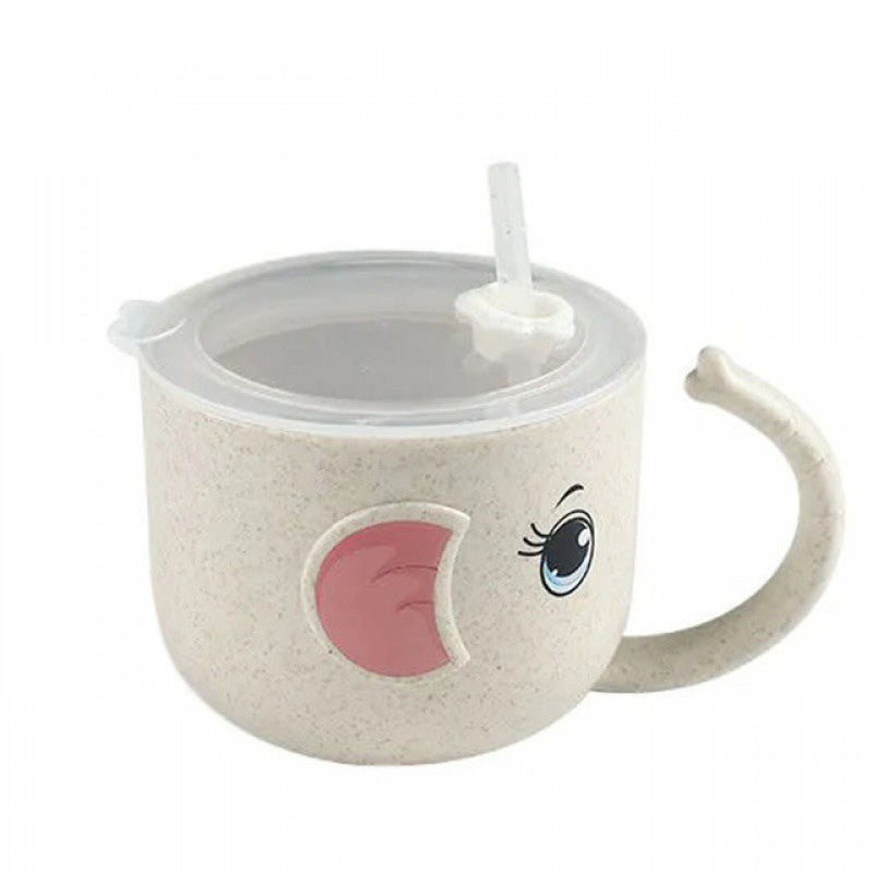 Baby Bottle Mug Silicone Straw - NecessiteeBaby