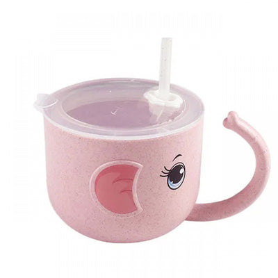 Baby Bottle Mug Silicone Straw - NecessiteeBaby